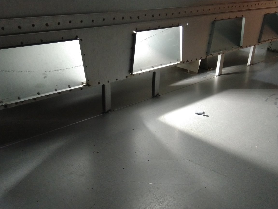 Spotlight on a bolt.
